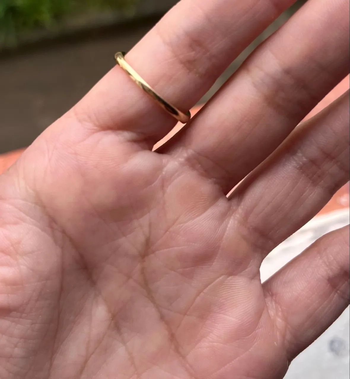 Anel Clássico Com Banho de Ouro 18K Aro 14 - Foto 3