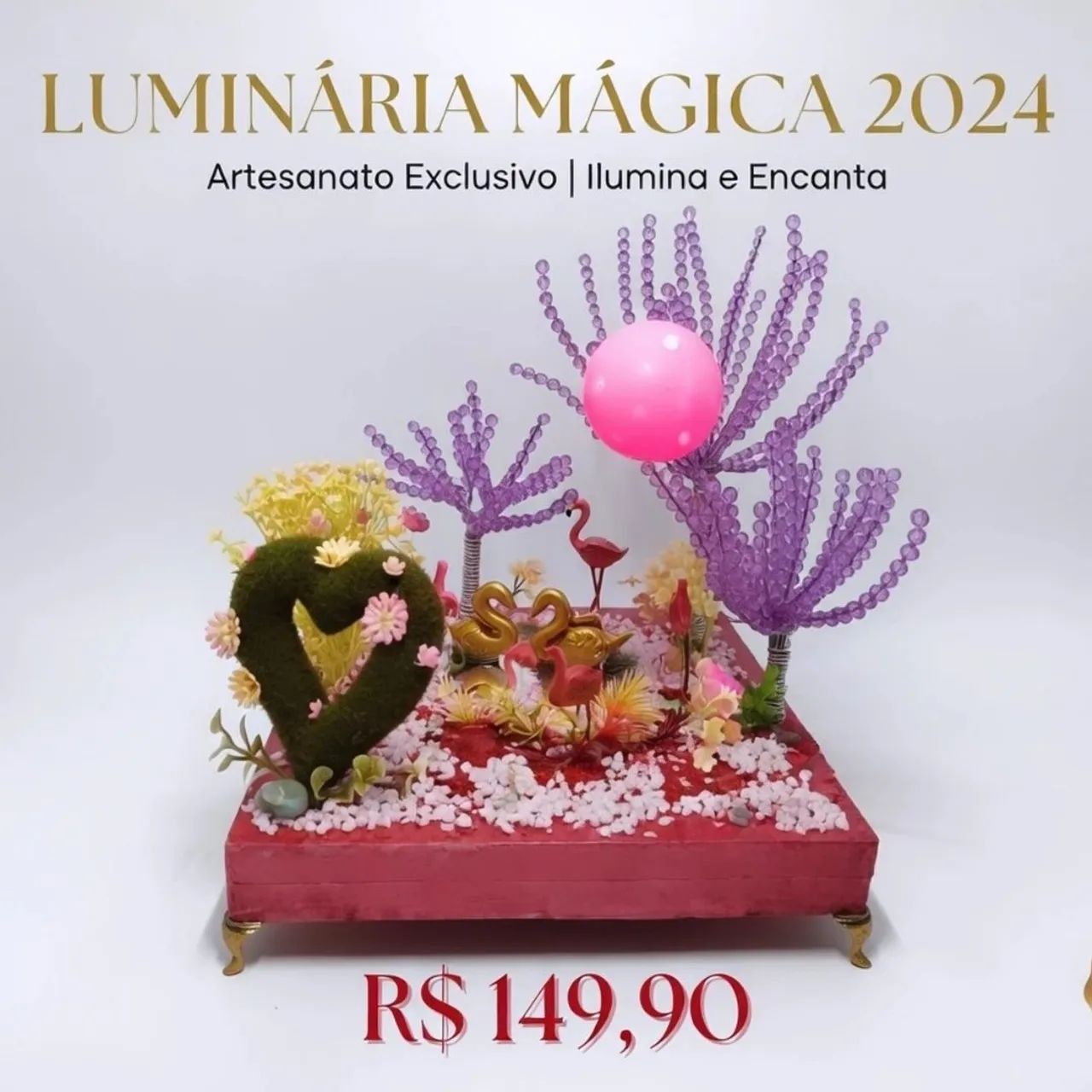 Maquete artesanal romantica