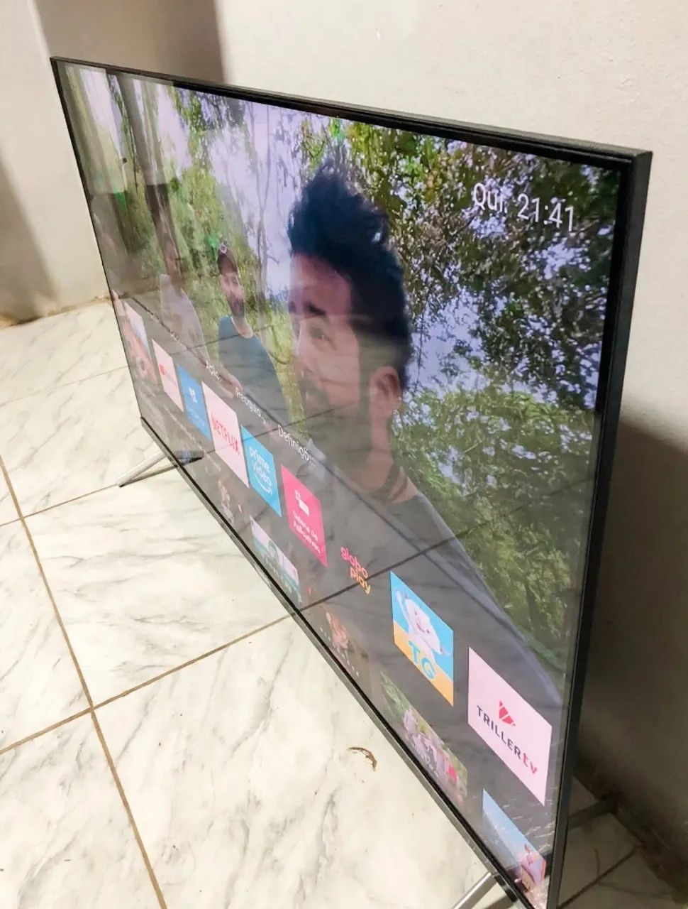 Tv smart 50P Philips - com detalhe  - Foto 4