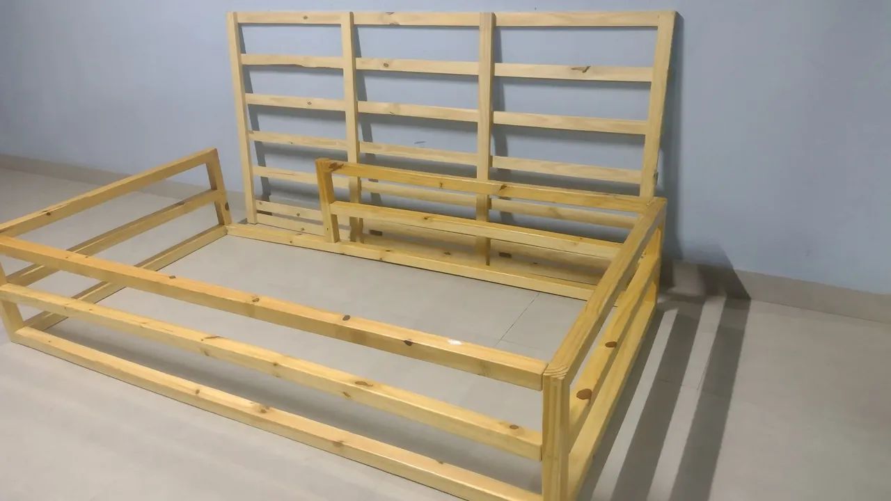 Cama de solteiro montessoriana 