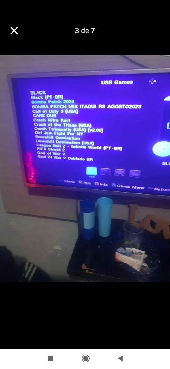 PS2 slim+HD com jogos - Foto 3