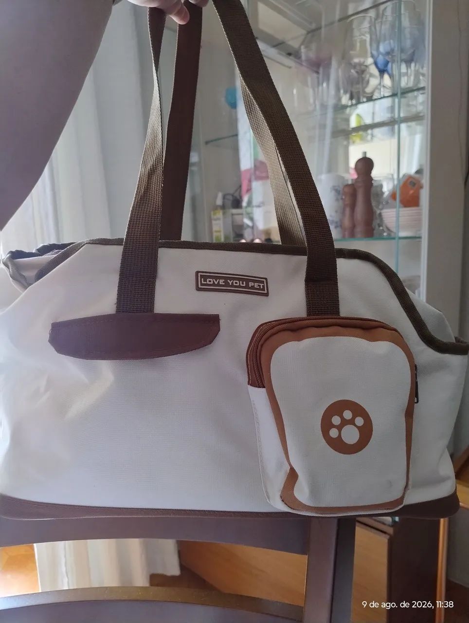 Bolsa transporte para cães pequenos  - Foto 4