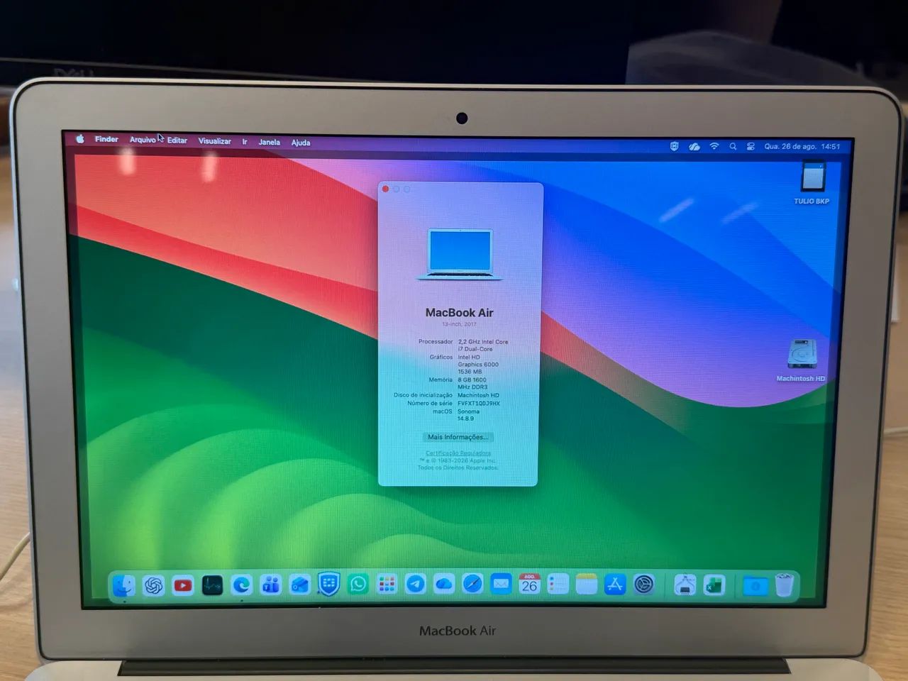 MacBook Air 13 - 2017 i7 - Foto 4