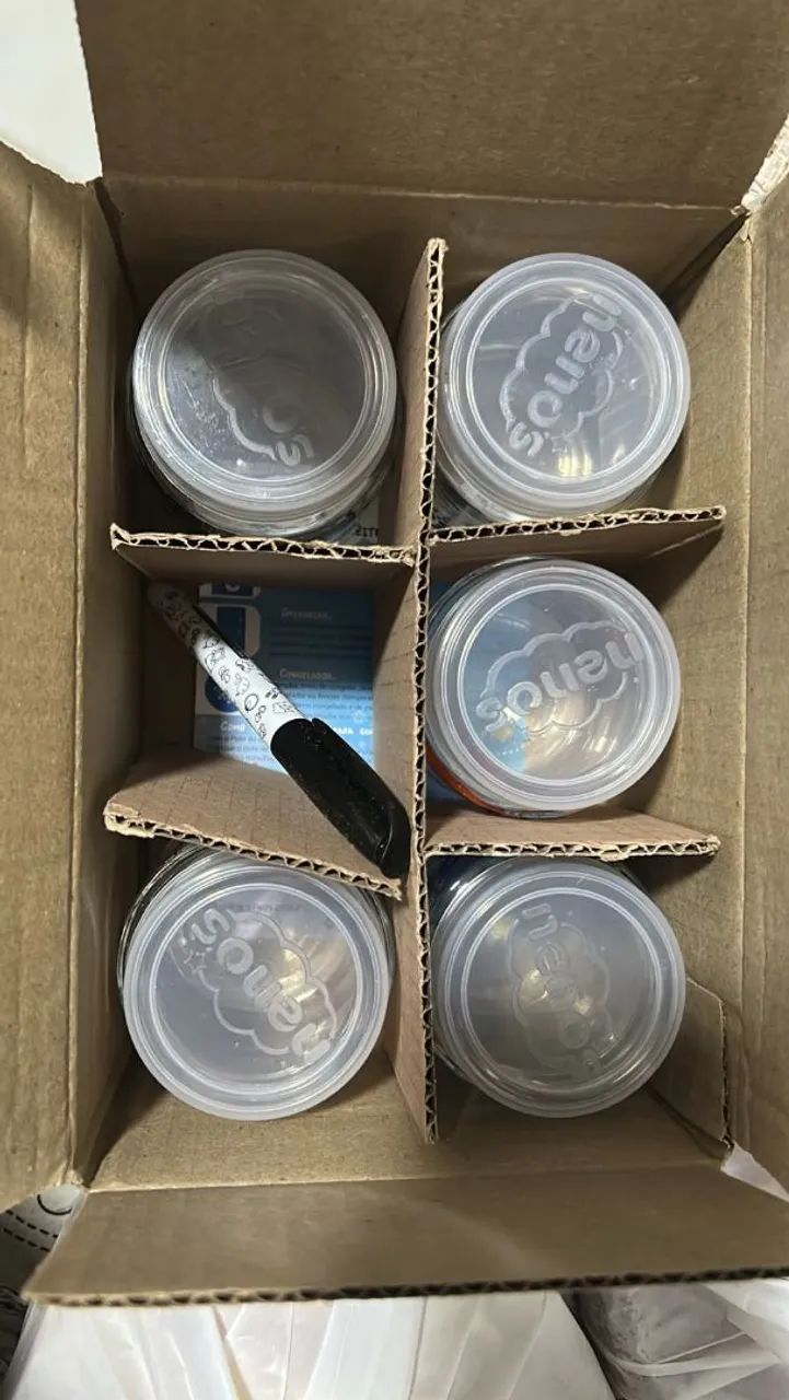 Potes para leite materno