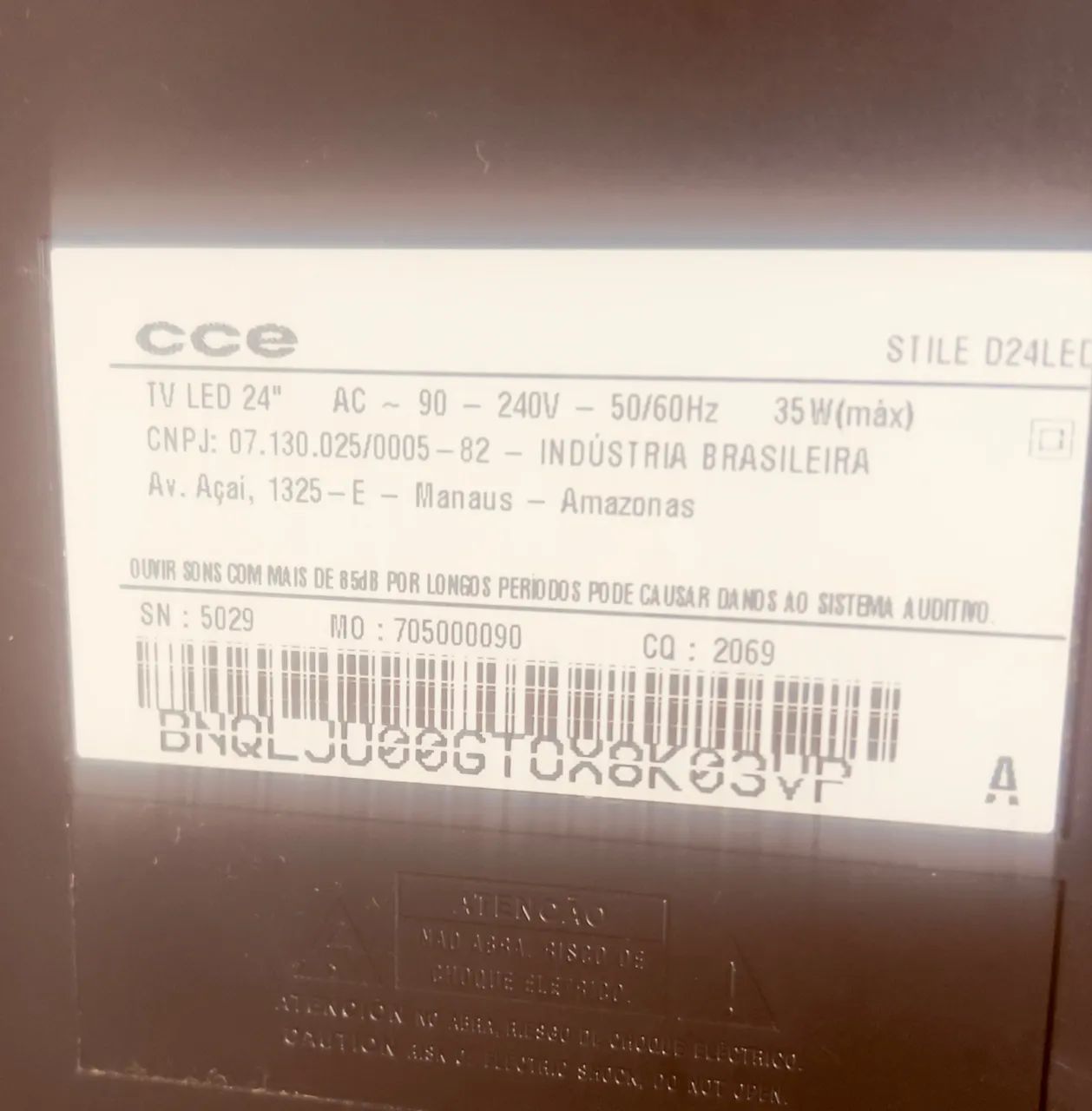 Tv Monitor CCE Full HD 24 polegadas  - Foto 2