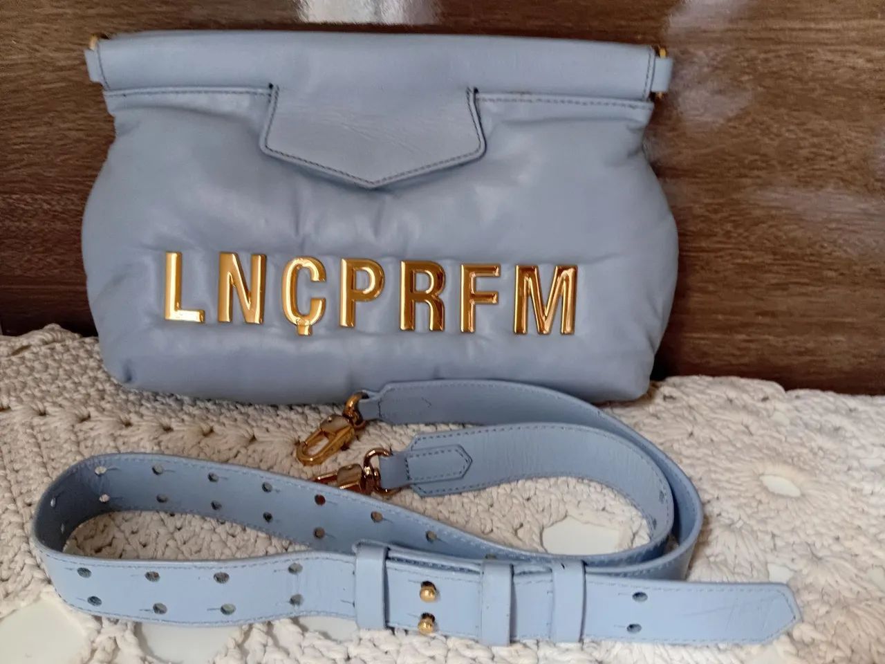 BOLSA LANÇA PERFUME AZUL