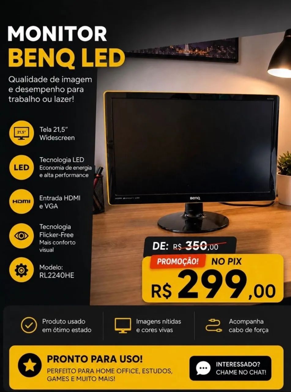 Monitor BENG LED 