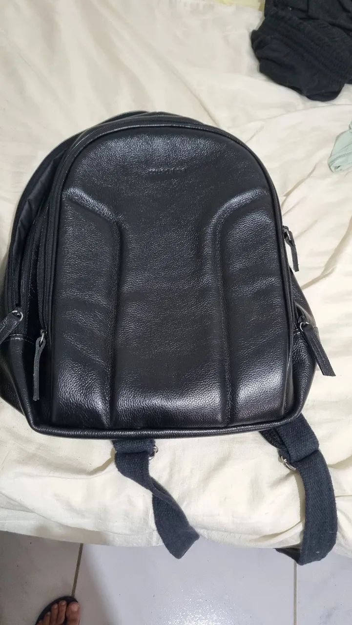 Mochila de couro