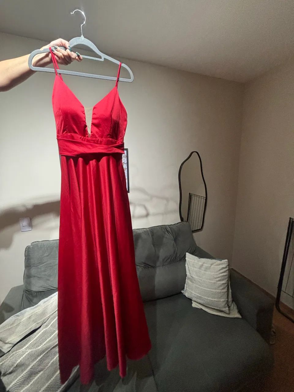 Vestido longo vermelho - Foto 3