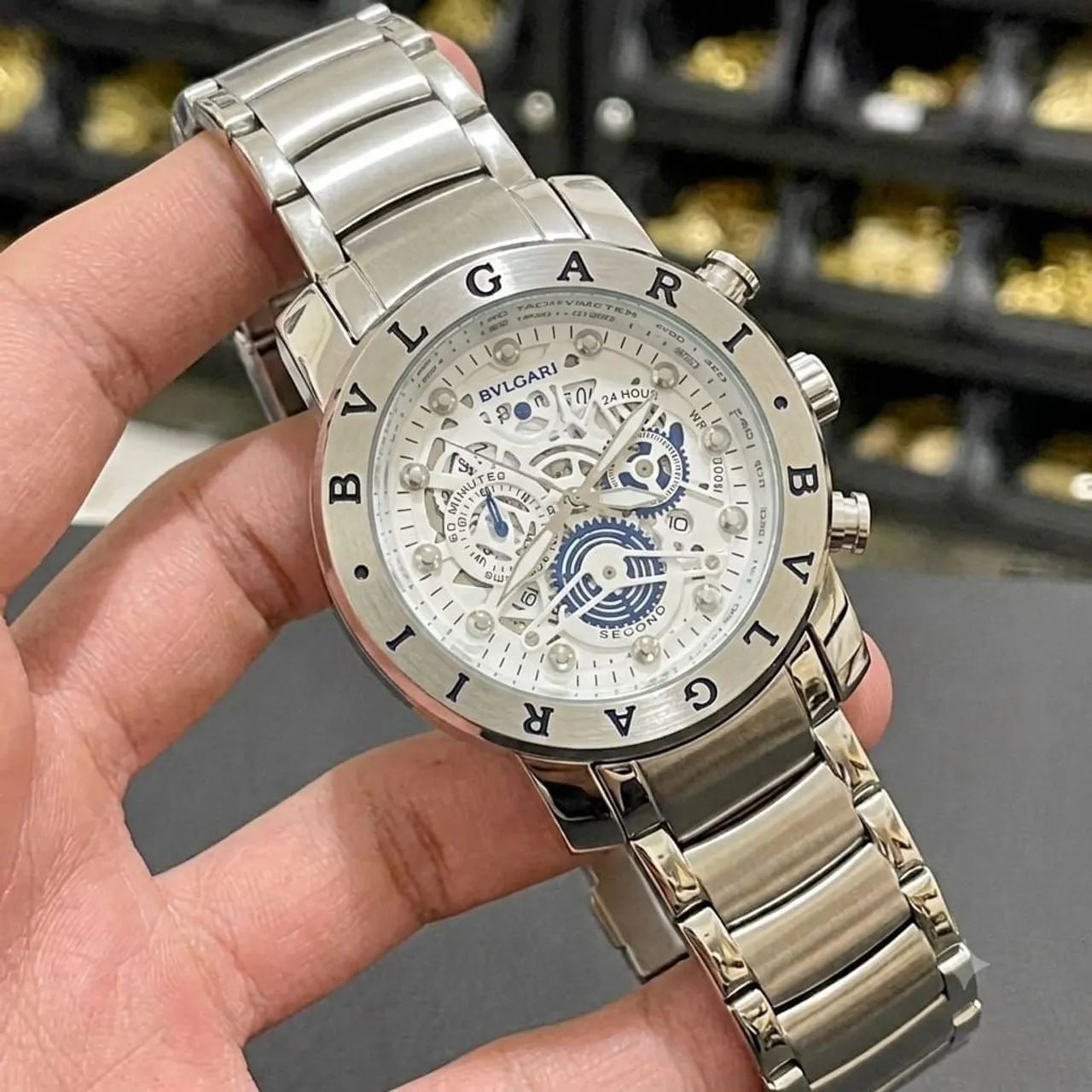 Relógio masculino bvlgari - Foto 4