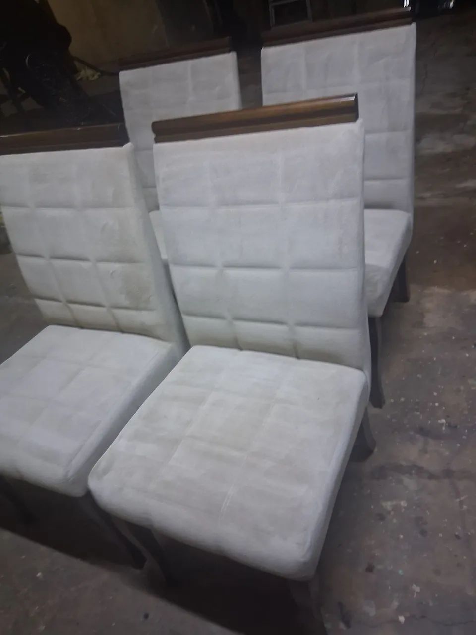 Conjunto de cadeiras estofadas  - Foto 5
