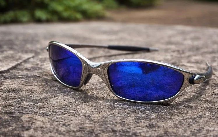 Óculos Juliete metal Lente Azul- escuro 
