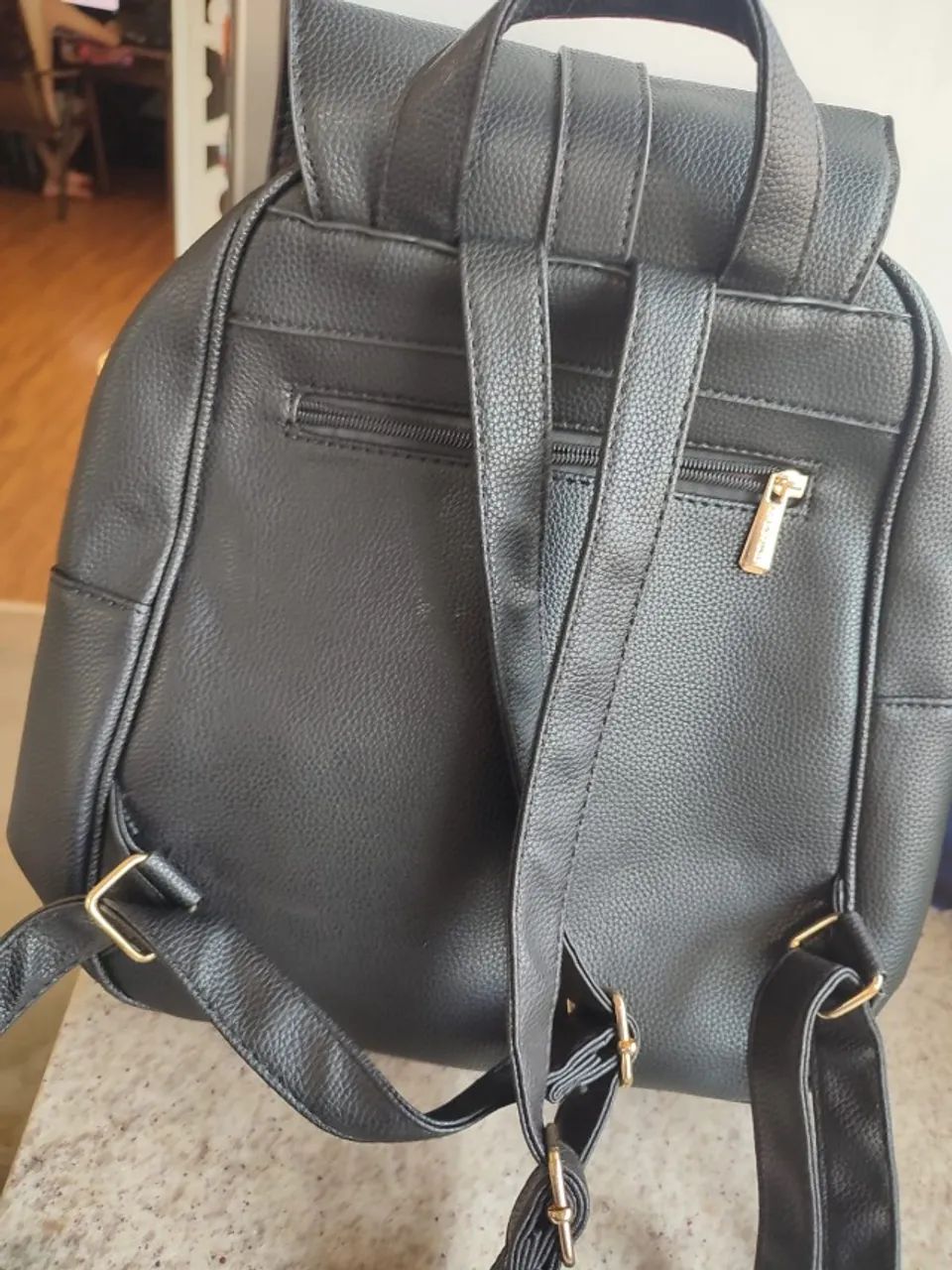Bolsa mochila preta - Foto 2