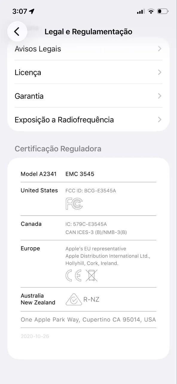 iPhone 12 Pro 128gb azul Pacífico (sem Face ID)