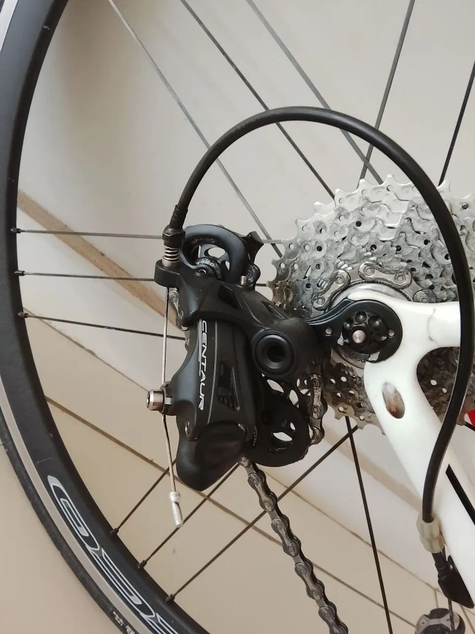 Grupo campagnolo centaur de 11 velo(impecável) - Foto 4