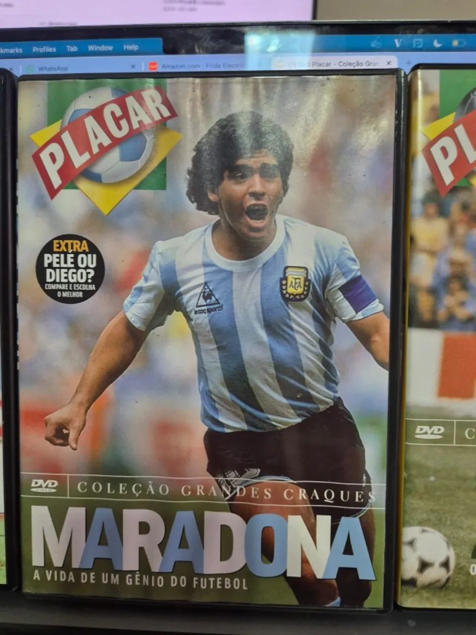 Coleção Grandes Craques Placar 5 Dvds - Foto 4