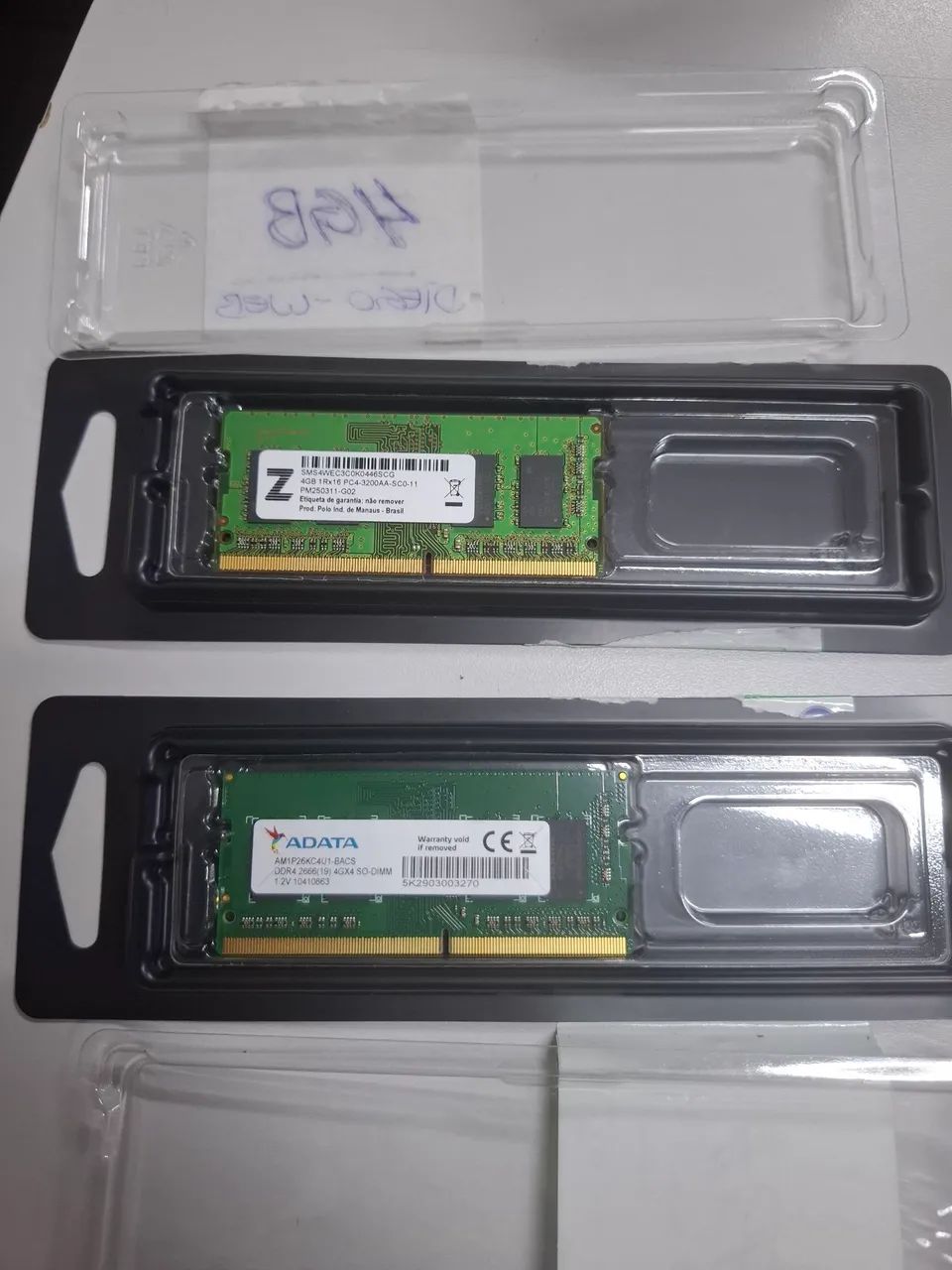 Memória Notebook 4Gb DDR 4