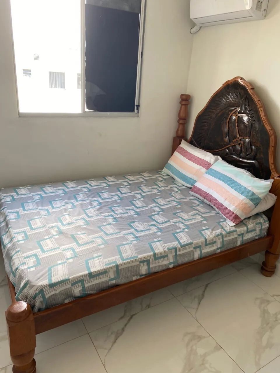 Cama casal madeira maciça - Foto 2