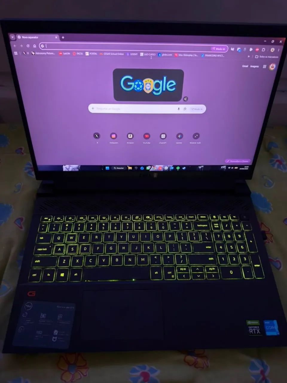 Notebook Gamer DELL G15