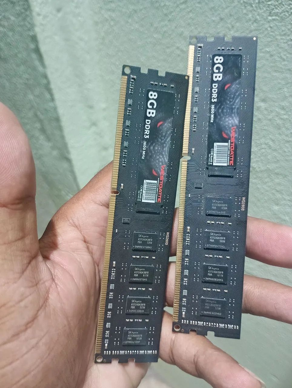 Memória Ram ( 2x 8gb  ) 1600Hz - Foto 2