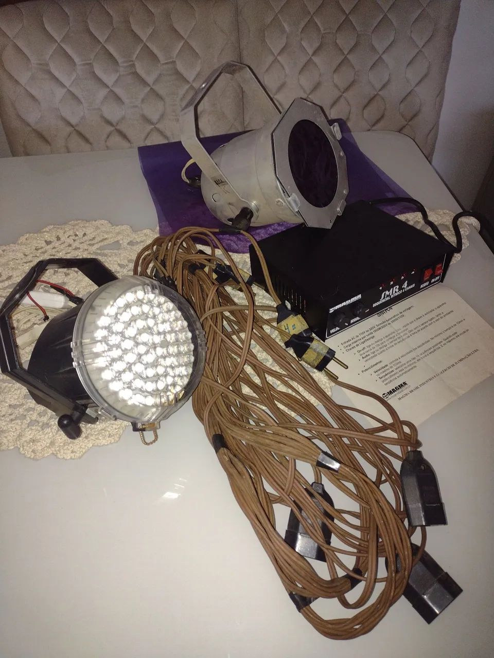 Sequêncial SMR 4 completo e um mini stroboscopica de led