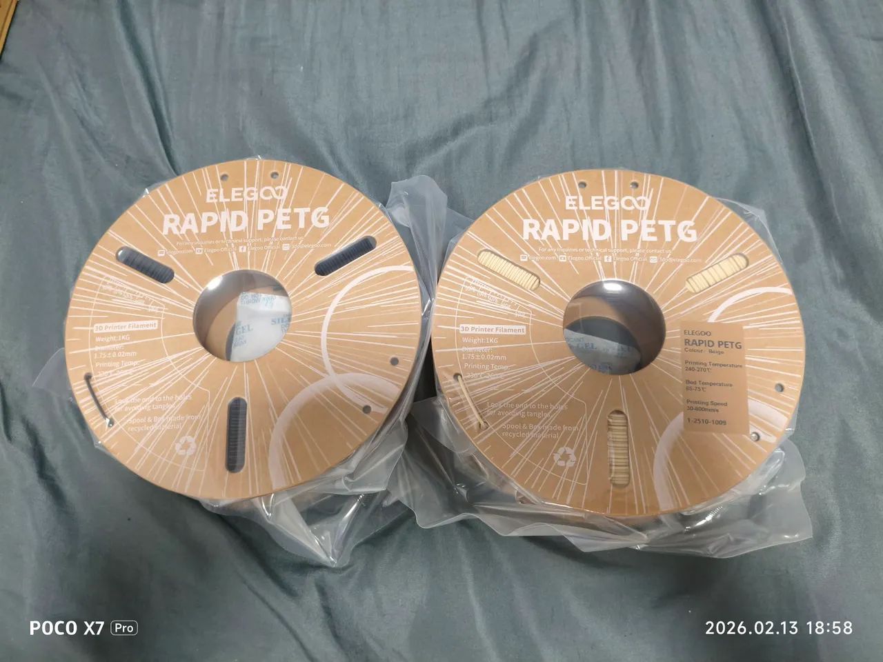 Filamento 3D ELEGOO PETG 