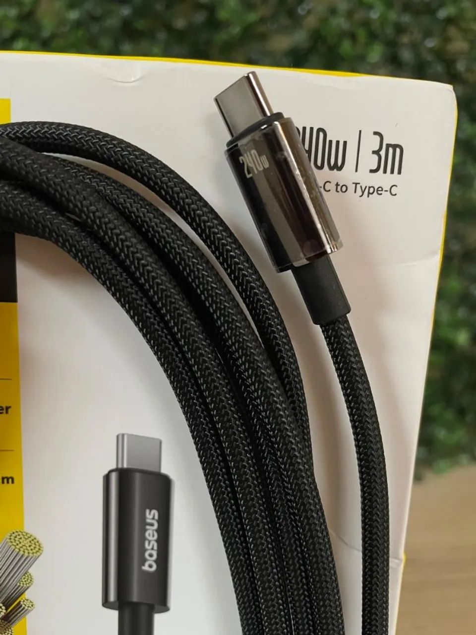 Cabo tipo C Baseus 240W 3M  - Foto 3