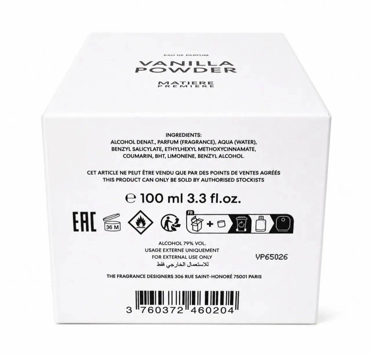 Matiere Premiere Vanilla Powder 100ml lacrado - Foto 3