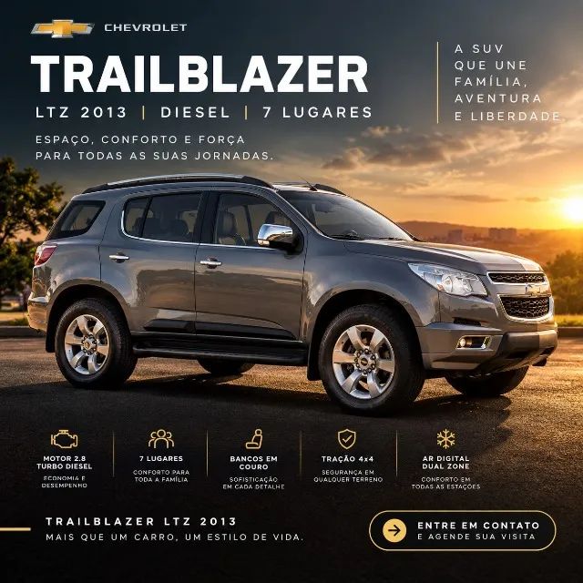Chevrolet Trailblazer TRAILBLAZER LTZ 2.8 CTDI Diesel Aut. 2013