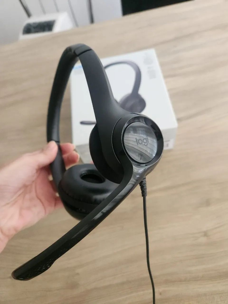 Fone Headset com fio USB Logitech H390 - Foto 2