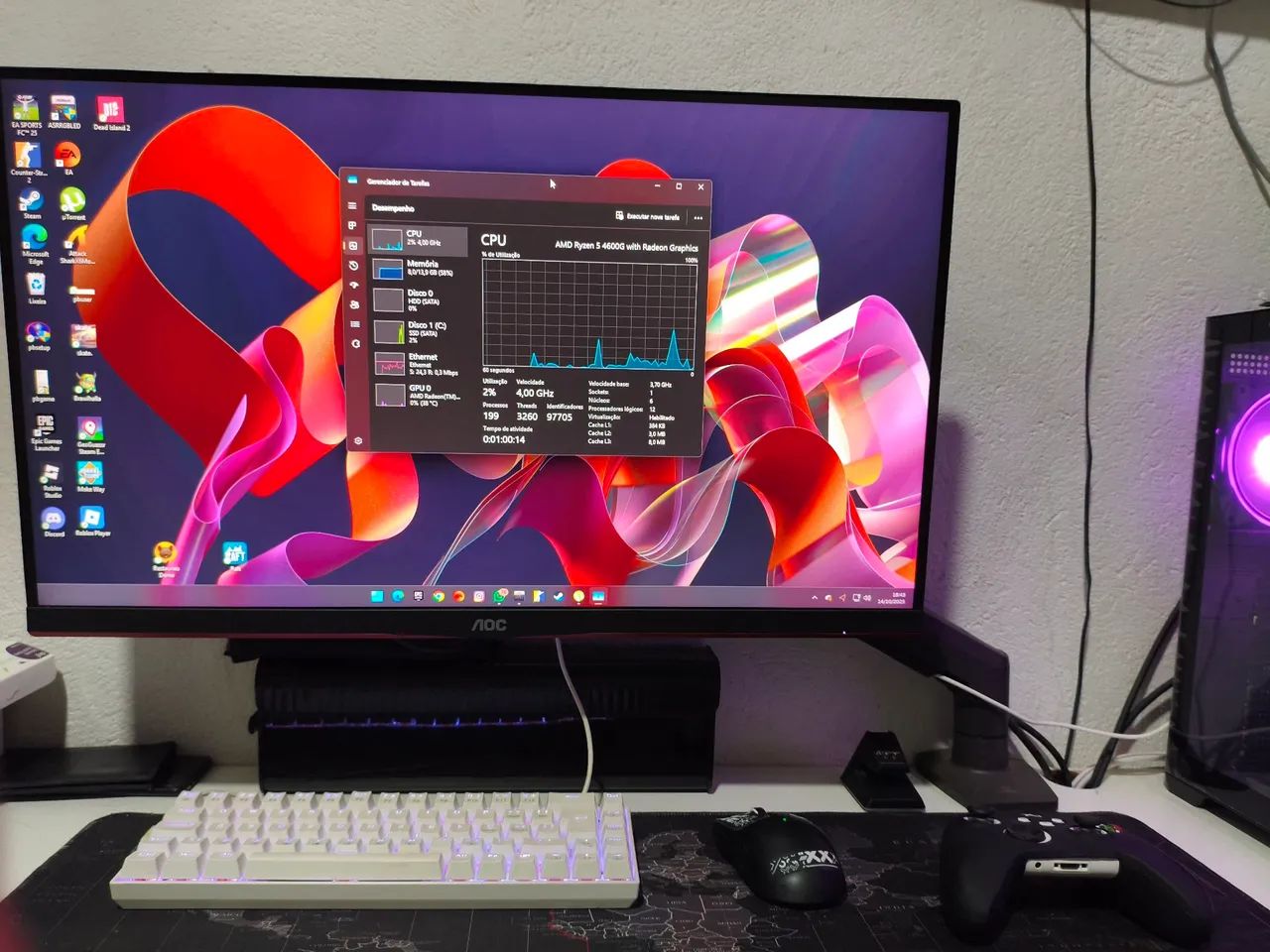 Pc gamer completo  - Foto 4