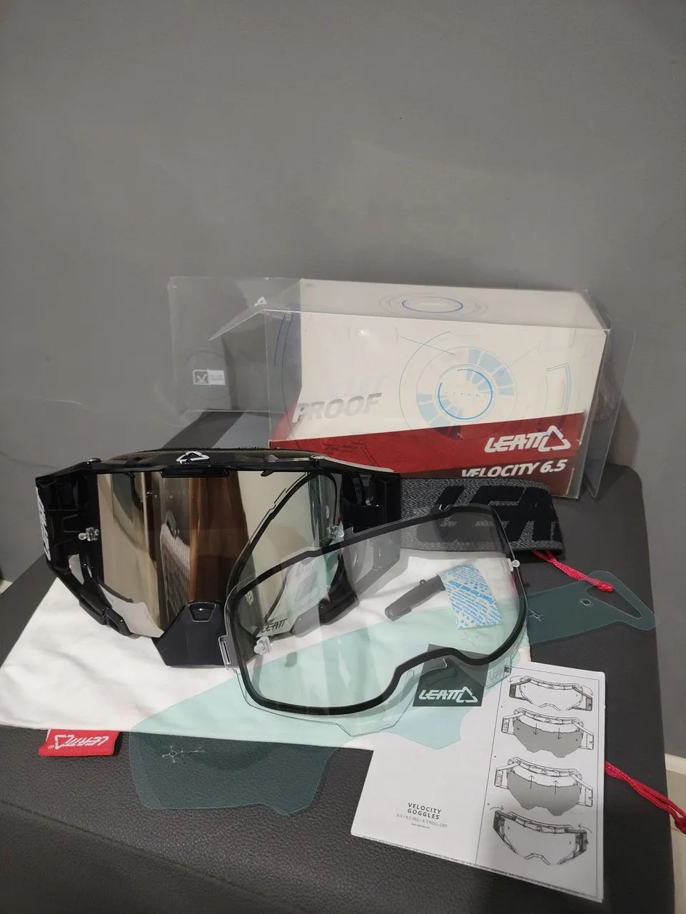 Óculos Leatt Velocity 6.5 Trilha/Motocross + BRINDE