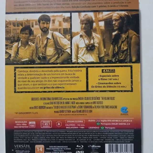 Blu-ray Os Gritos do Silêncio Lacrado - Foto 3