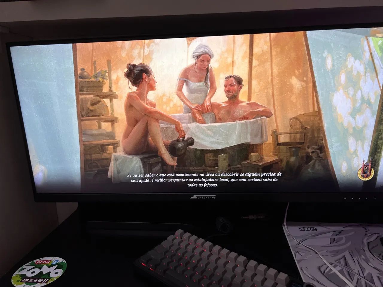 Monitor Ultrawide SuperFrame Vision Ultra 34 IPS 165Hz 1ms - Foto 3