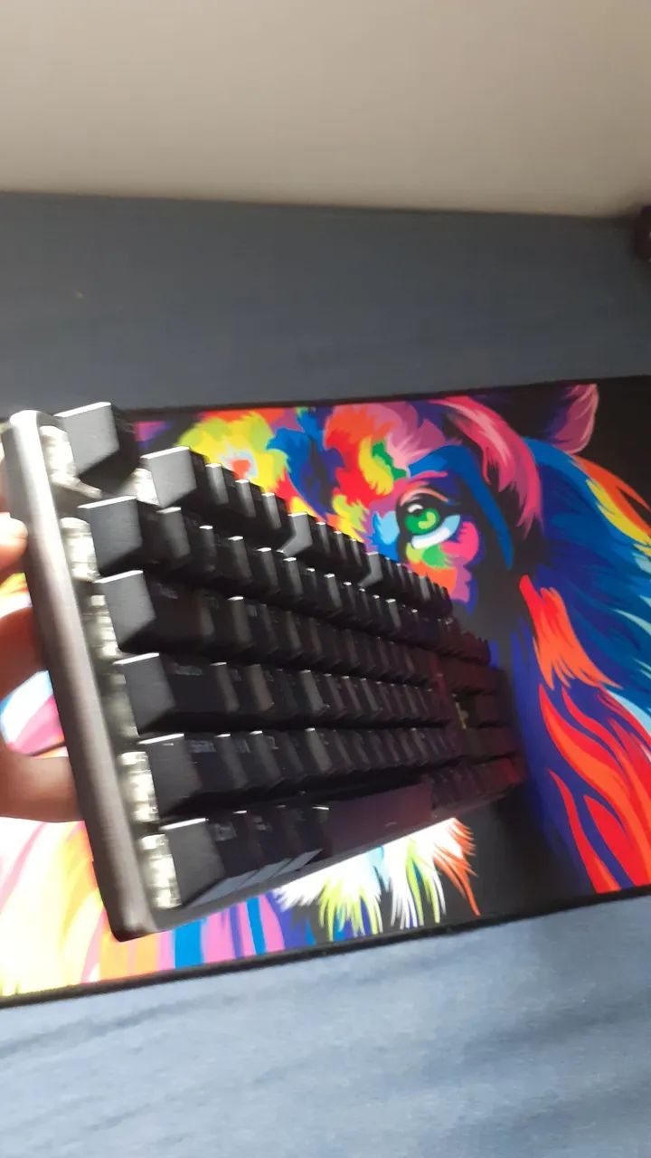 Teclado mecânico e mouse pad - SEMI NOVOS  - Foto 4