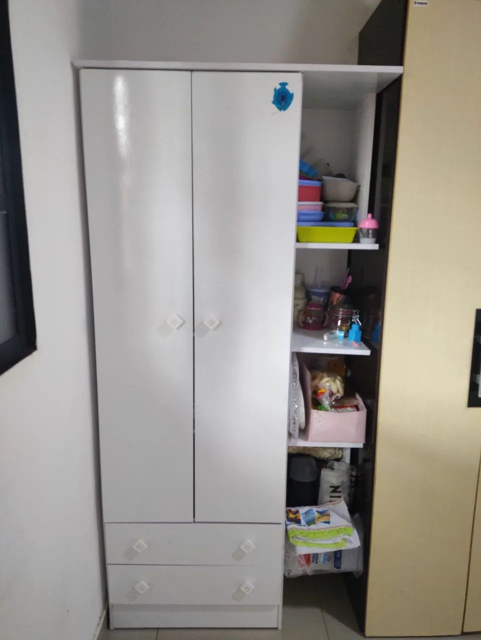 Kit berço+cômoda+guarda roupas 