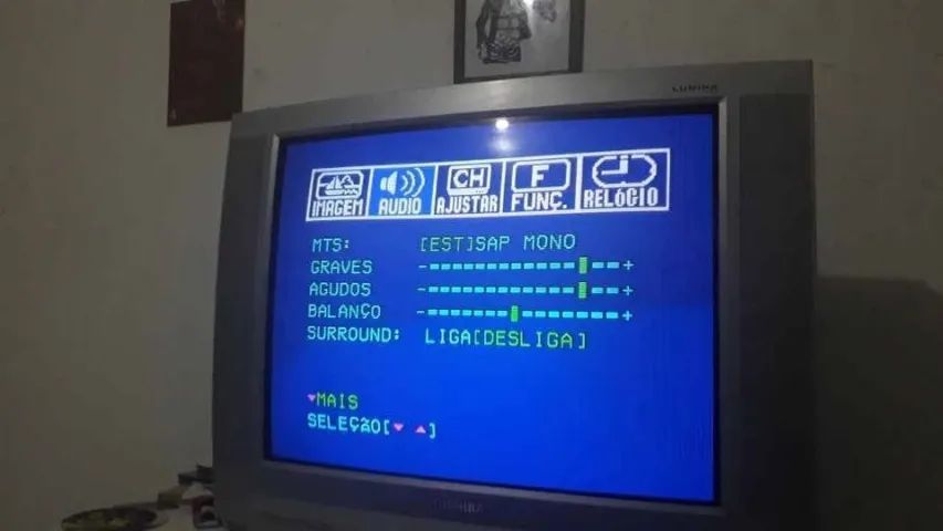 tv toshiba tubo 29 polegadas funcionando  - Foto 4