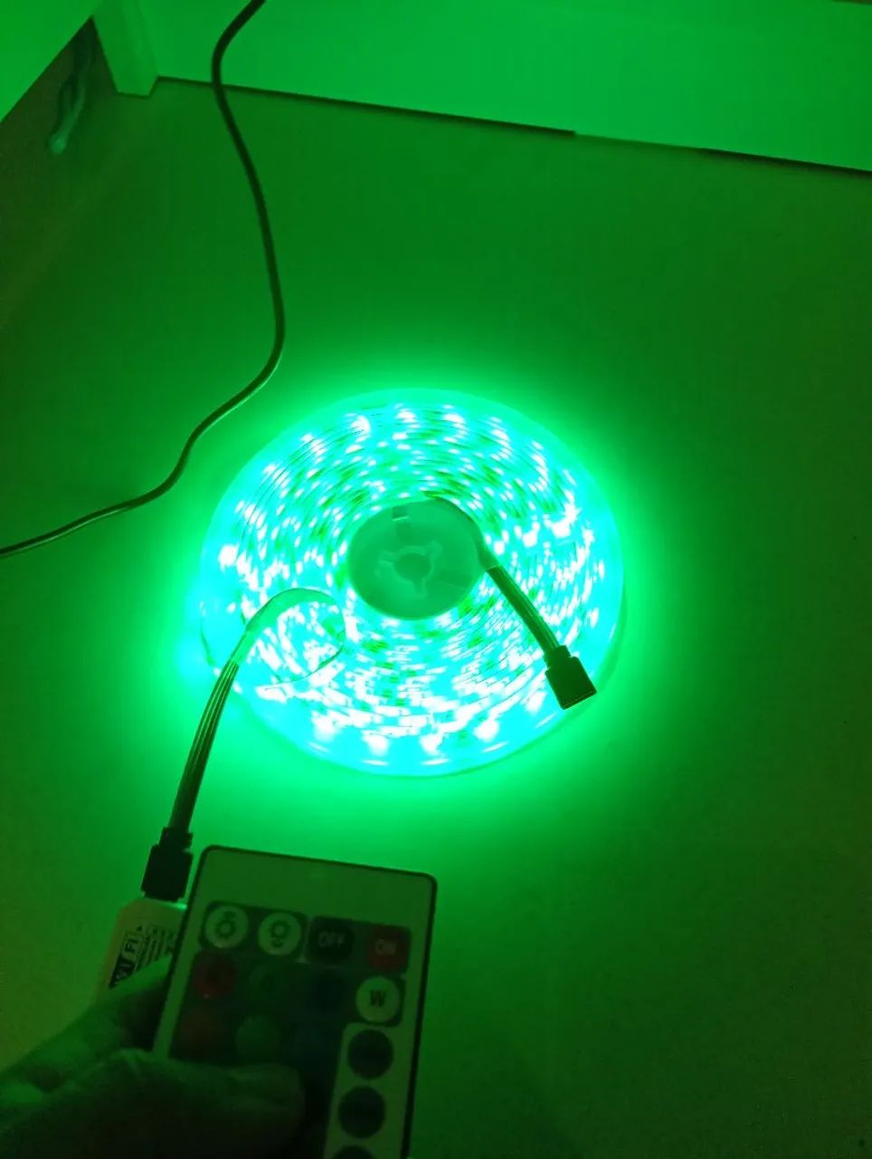 Fita rgb 10m com controle remoto *55 - Foto 2