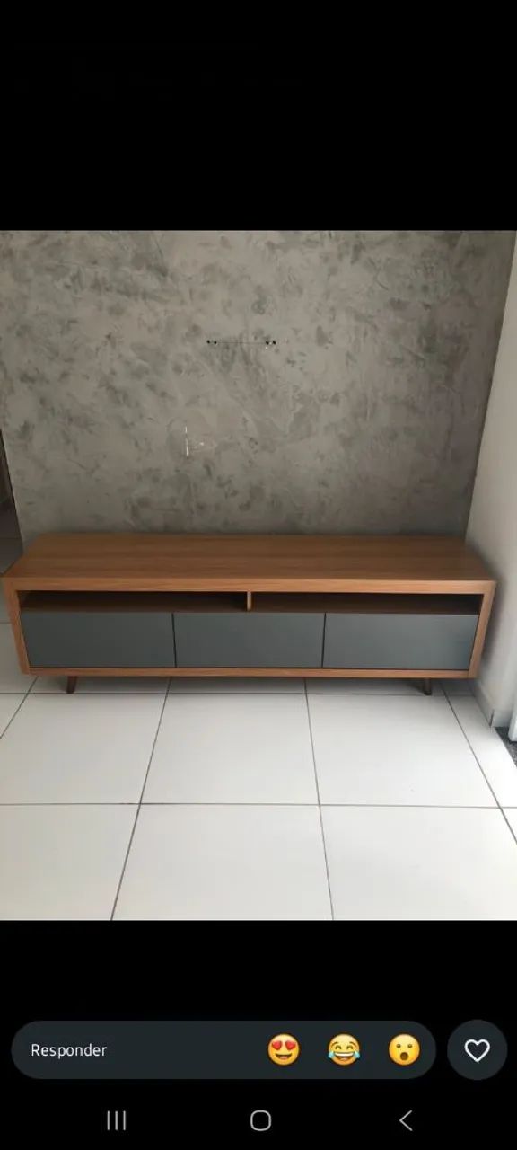 PROMOÇÃO URGENTE - Rack 100% MDF Edina para TVS de até 55 POLEGADAS Disponível - Foto 2