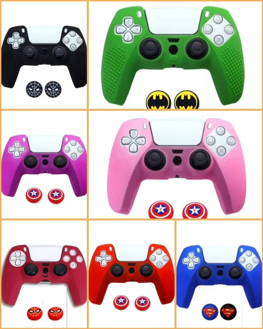 Capas protetoras para controles Dualsense Ps5  - Foto 4
