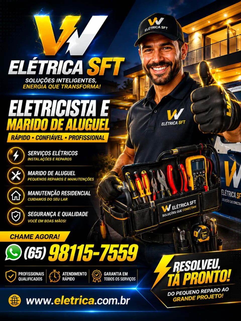 Eletricista e Marido de Aluguel | Atendimento Rápido - Foto 2