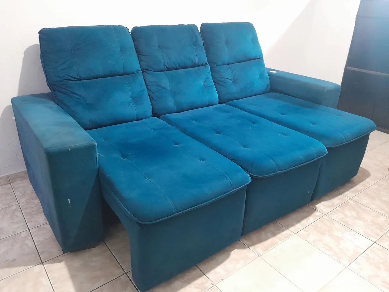 Sofá retrátil bem conservado. - Foto 3