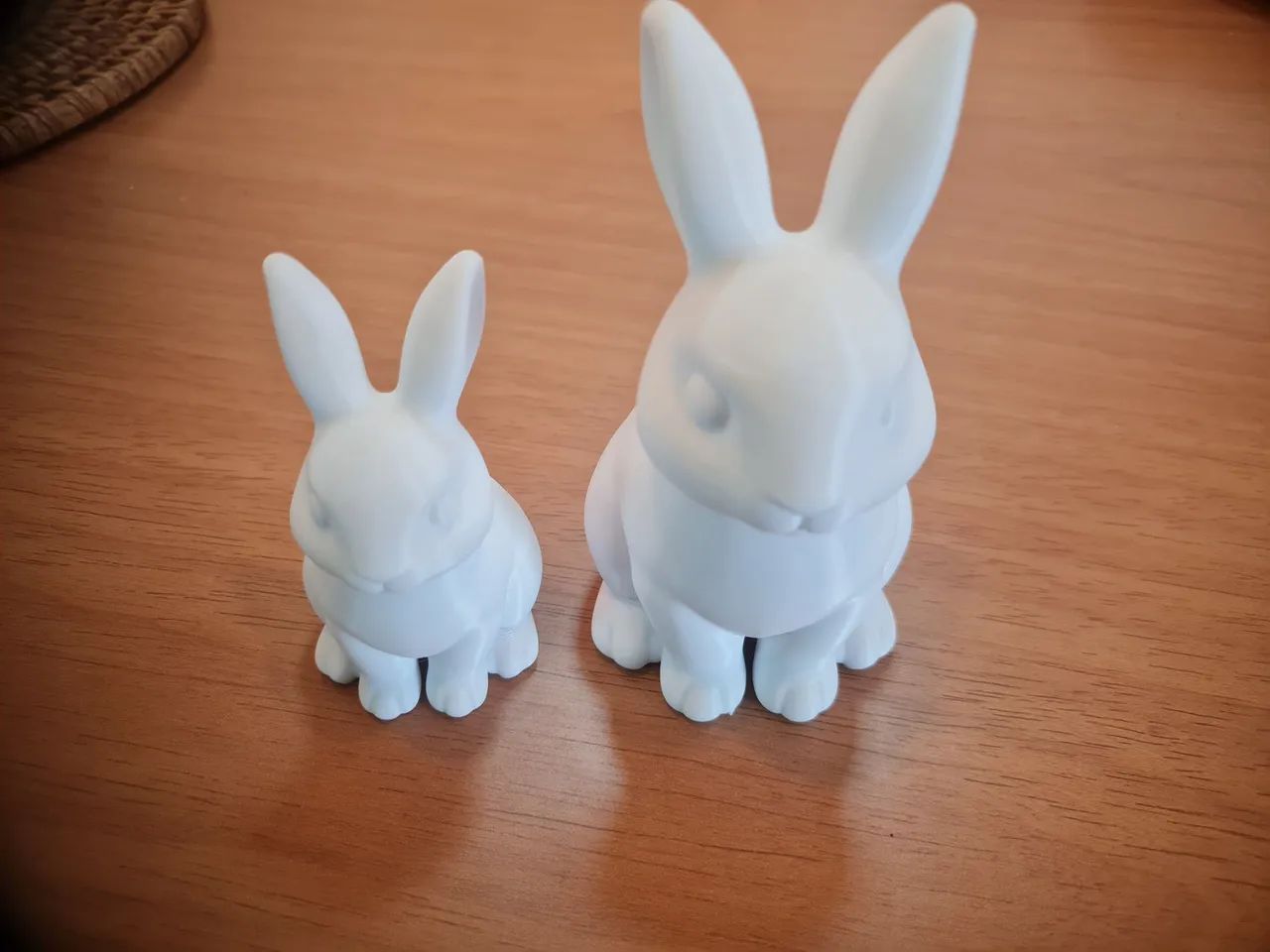 Conjunto de Coelhos para Decoração de Páscoa
