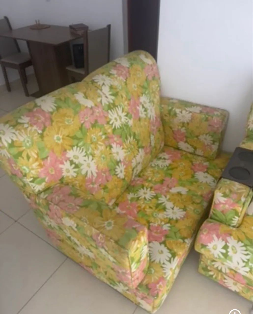 Sofá de linho Retrô 