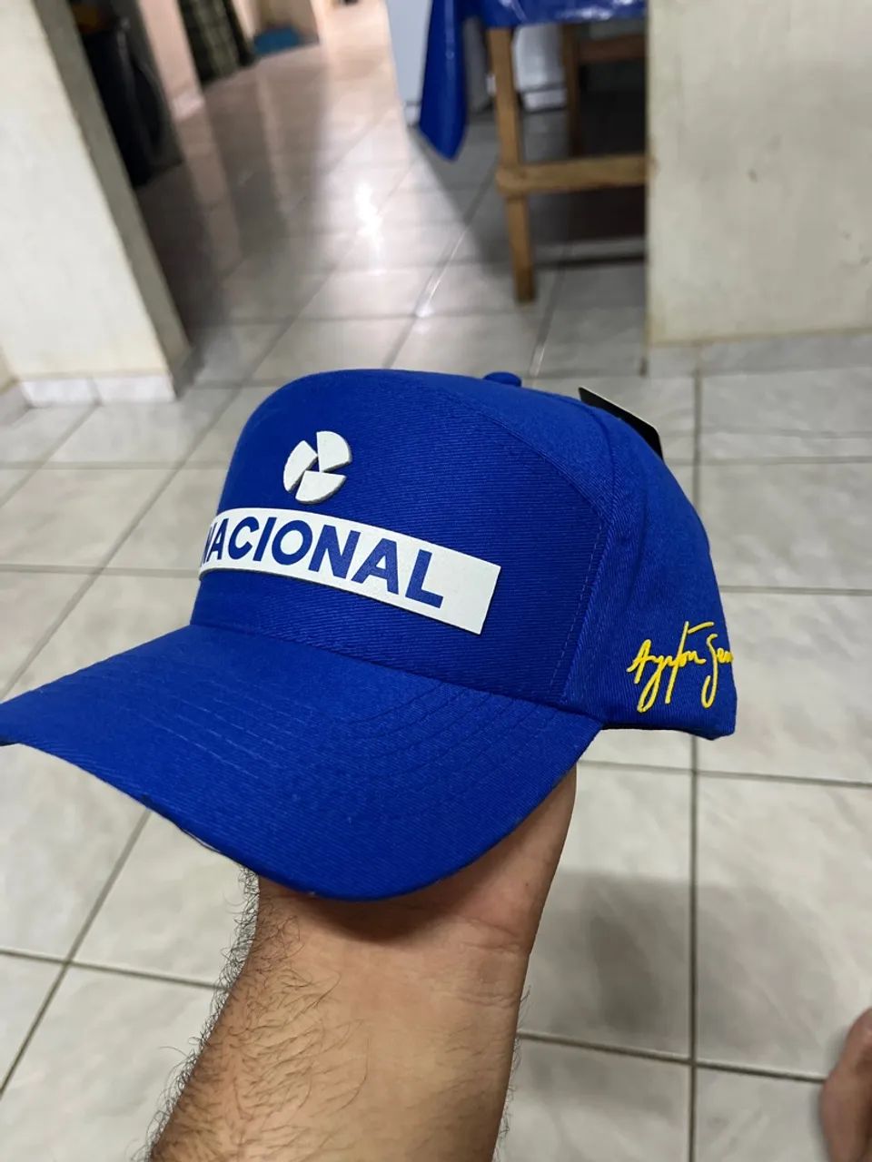 Bonés da Nacional Ayrton Senna