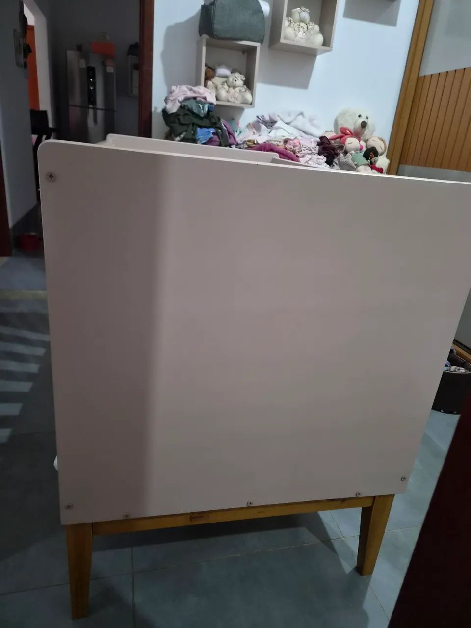 Berço rosa MDF - Foto 3