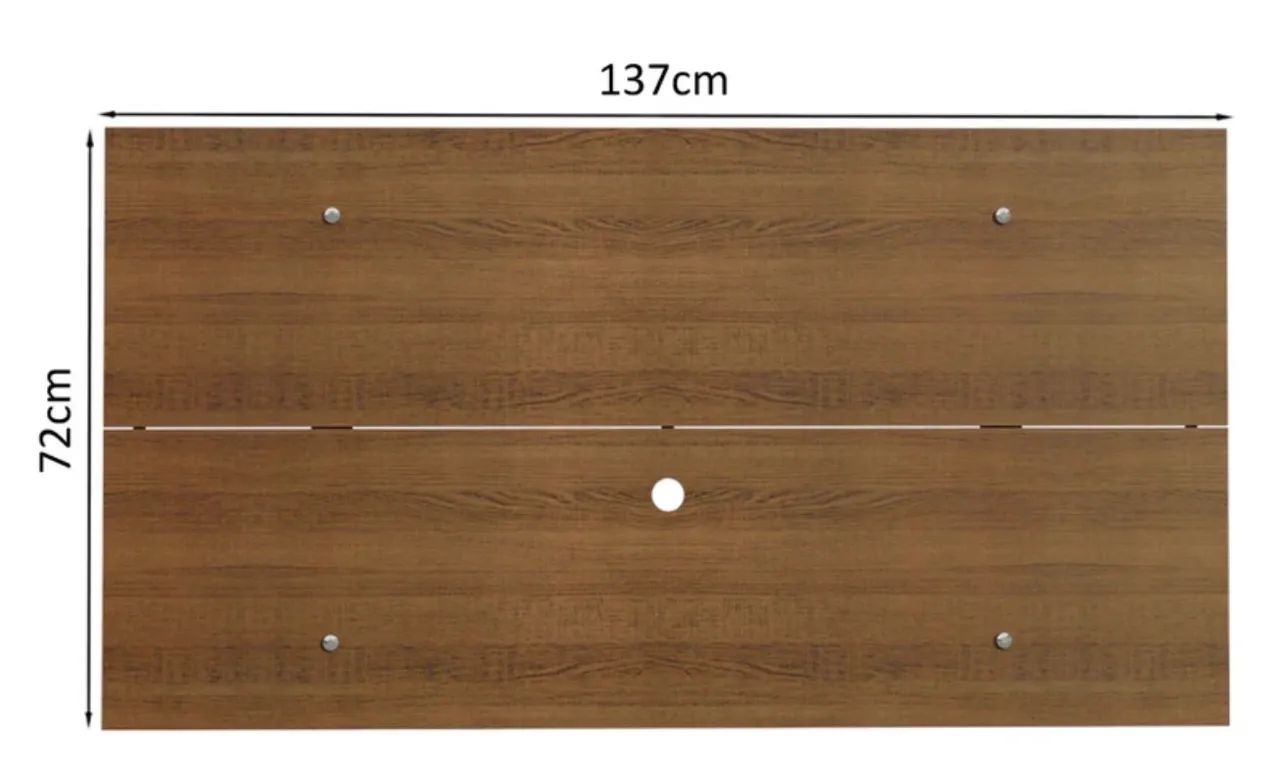 Painel de TV até 55 madesa rustic novo - Foto 2