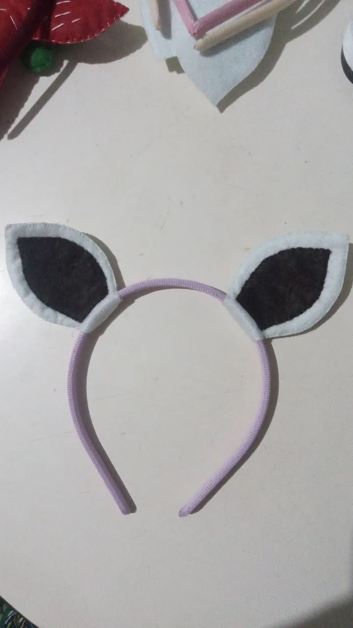 Tiaras de orelha de gatinho 4 unidades