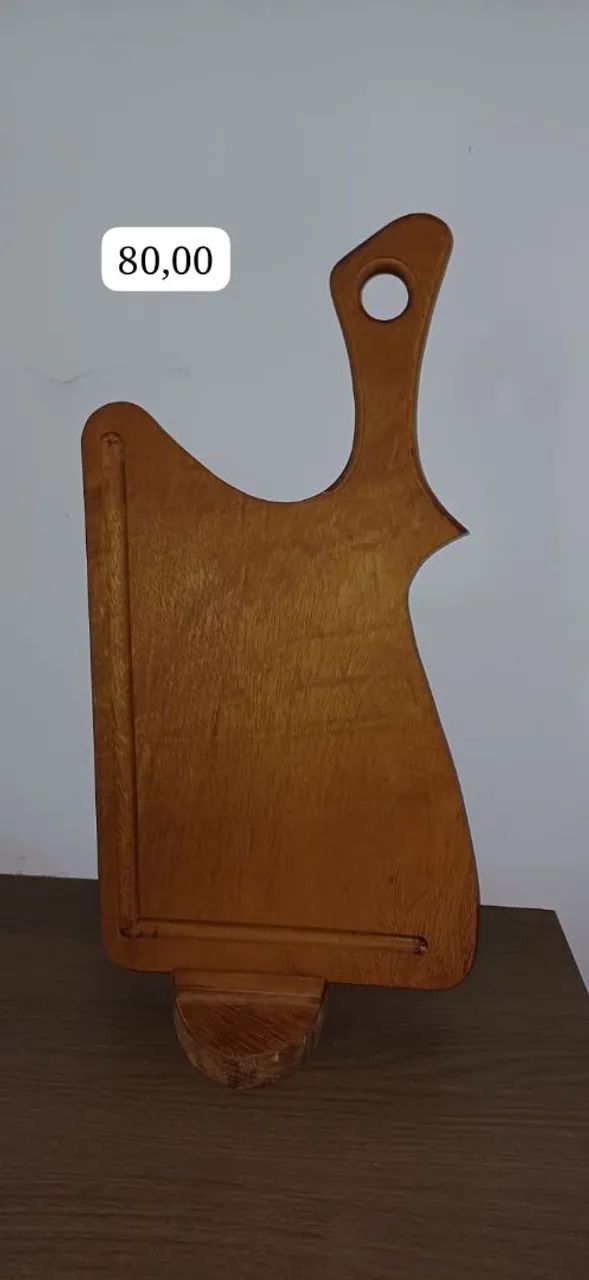 Tábua de madeira artesanal  - Corte, churrasco e mesa posta