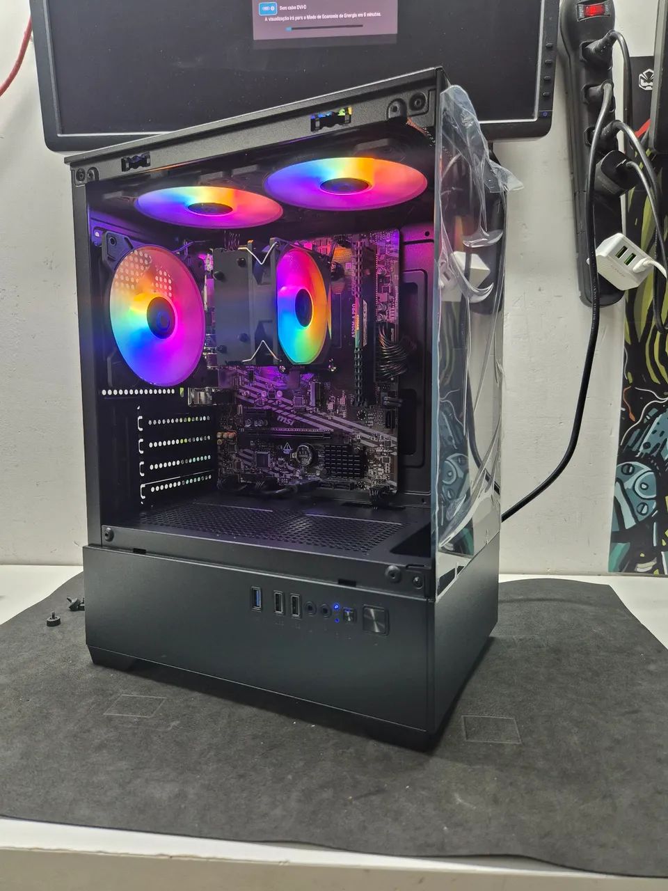 PC Gamer RYZEN Montagem Premium com Vidro e RGB | Opções de Processador! - Foto 2